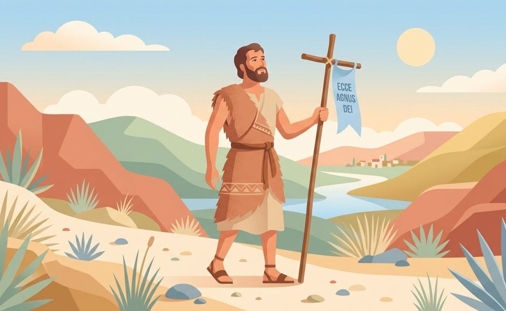 Saint Jean (Baptiste) - Illustration prière catholique